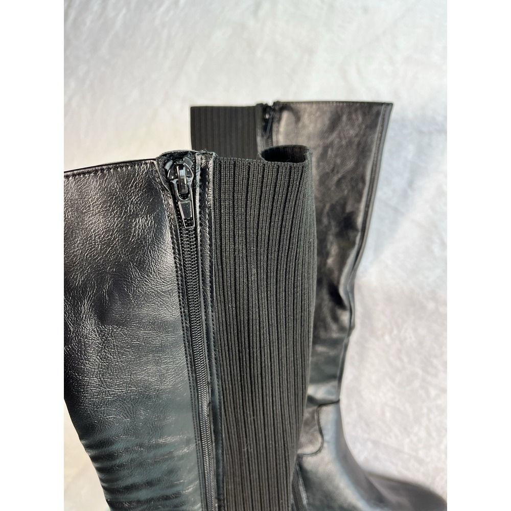 LifeStride Women's Bristol Tall Riding Boots - Black- US 7M - Picture 9 of 15